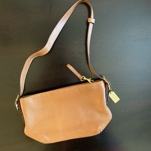 COACH brown leather bag